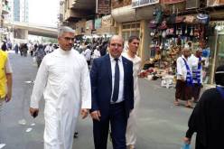 بالصور ..محمد عيسى يتفقد فنادق الحجاج الجزائريين بمكة
