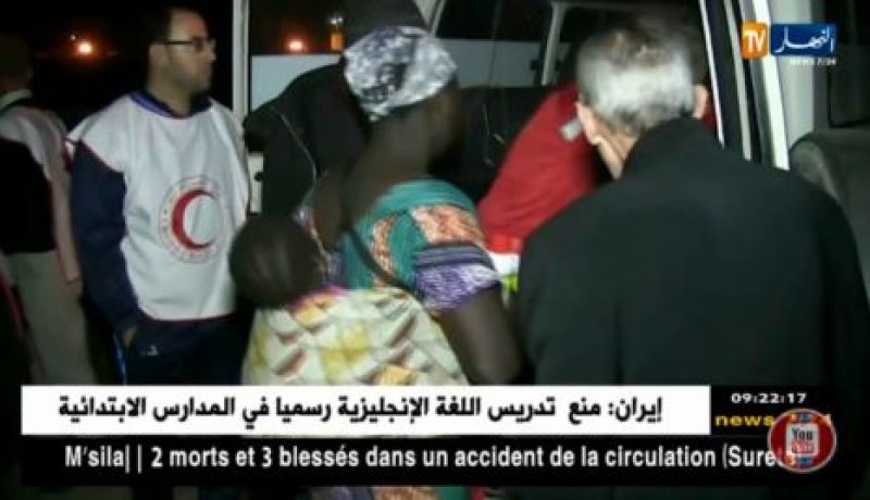 بجاية: تلفزيون النهار يزور مخيم اللاجئين الأفارقة و تنقل صور التضامن معهم