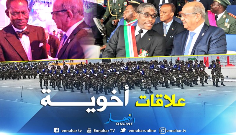 بالصور.. مساهل يسلم رئيس غينيا الإستوائية رسالة من الرئيس بوتفليقة