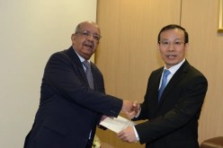 مساهل يستقبل السفير الجديد للصين بالجزائر