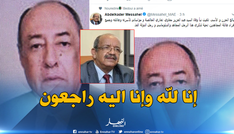 مساهل يعزي عائلة المجاهد عبد العزيز معاوي