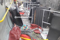 بالفيديو.. قتيل و26 جريحا في حادث انقلاب حافلة في مستغانم