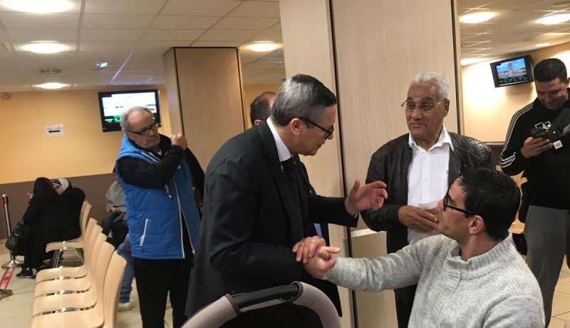 بالصور.. مسدوة في زيارة إلى القنصلية الجزائرية في متز