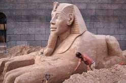 إكتشاف تمثال جديد لأبو الهول في مصر