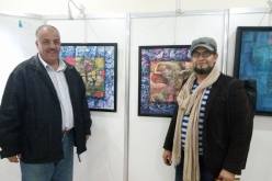 الفنان مصطفى بوسنة يشارك في الملتقى التشكيلي العربي الثالث بالدوحة