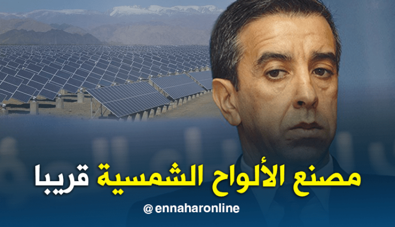 علي حداد: مصنع خاص بالألواح الشمسية قريبا في الجزائر