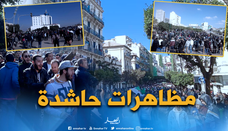 بالصور.. مظاهرات ومسيرات حاشدة عبر ربوع الوطن رفضا للعهدة الخامسة