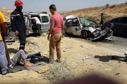 حادث مرور خطير يودي بحياة امراة وإصابة 3 اخرين في معسكر
