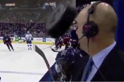 بالفيديو..معلق ينجو من الموت بأعجوبة مباشرة على الهواء