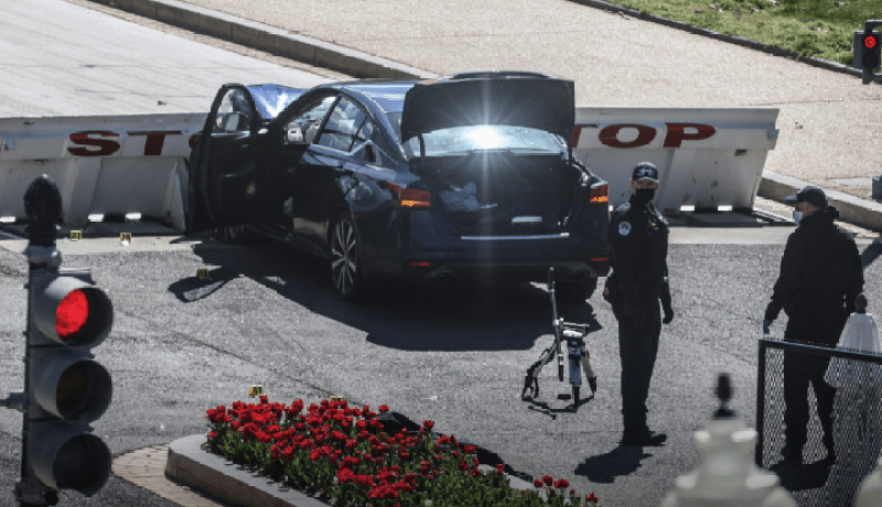 مقتل شرطي أمريكي في هجوم بسيارة أمام مبنى الكونغرس