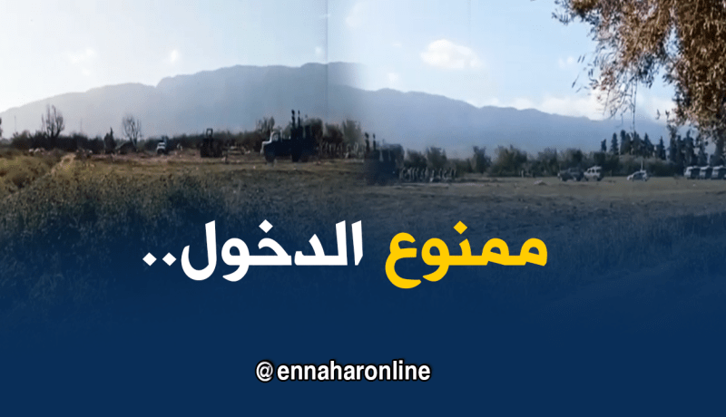 بالفيديو: حراسة مشدّدة في مكان سقوط الطائرة العسكرية