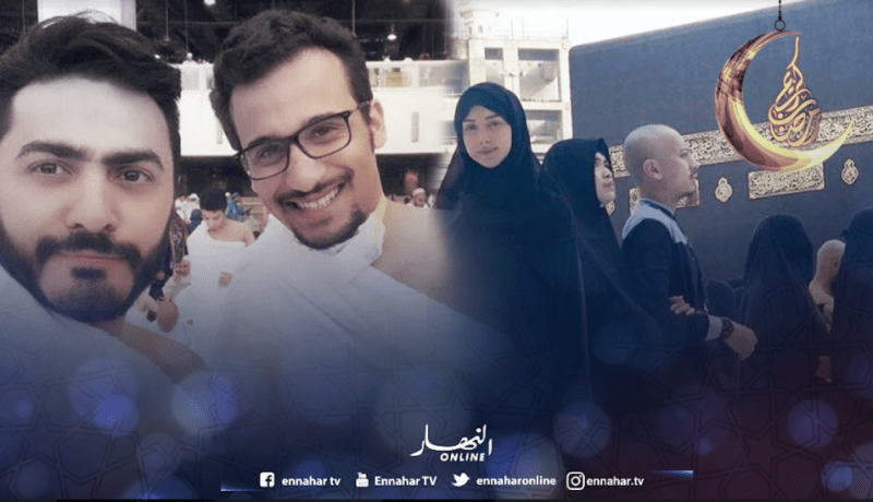 تامر حسني وزوجته يؤدّيان مناسك العمرة