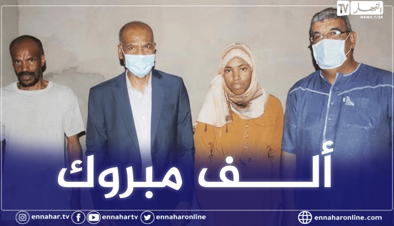 الوالي يزور الطالبة مروة المتحصلة علي أعلى معدل في الباكالوريا بالمنيعة