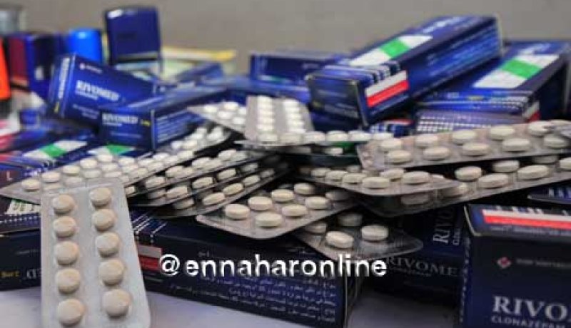 توقيف شخصين وحجز 1232 قرص مهلوس في غليزان