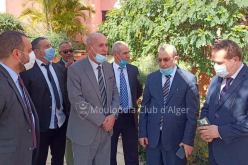 وفد مولودية الجزائر في ضيافة السفير الجزائري بمصر