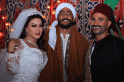 أحمد سعد يحيي حفل زفاف طليقته سمية الخشاب مع محمد رمضان في “موسى”