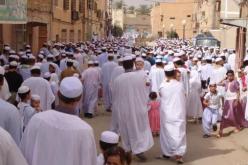صلاة مشتركة بين كل أطياف مدينة القرارة يوم العيد في غرداية