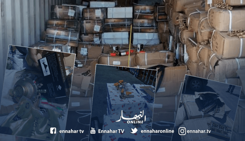 بالصور.. جمارك ميناء عنابة تحجز أزيد من 118 الف وحدة من معدات التركيب الصحي والغاز