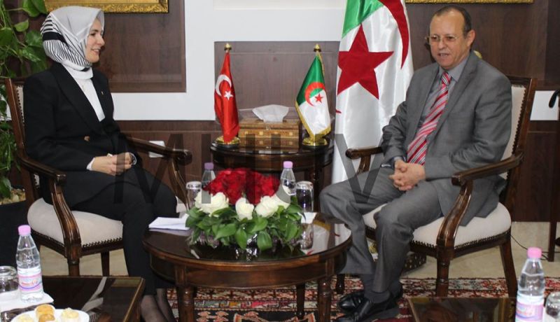 بالصور.. ناصري يستقبل السفيرة التركية في الجزائر