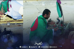 العلم الجزائري يرفرف فوق قبر الشهيدة رزان النجار