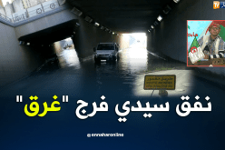 الشيخ النوي.. نفق سيدي فرج غرق في مياه الأمطار