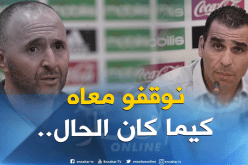 زطشي :”بلماضي هو الرجل المُناسب وسنُسانده في جميع الظروف”