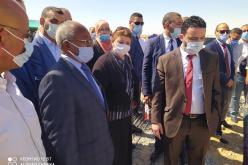 وزيرة التكوين في زيارة ميدانية لمشروع إنجاز جسر يولد المالح بمسيلة