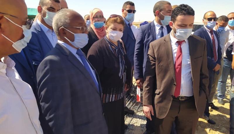 وزيرة التكوين في زيارة ميدانية لمشروع إنجاز جسر يولد المالح بمسيلة
