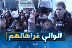 بالصور.. عمال النظافة يحاصرون والي وهران خلال معاينته لمقر مديرية النظافة