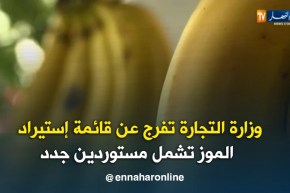 وزارة التجارة تفرج عن قائمة إستيراد الموز تشمل مستوردين جدد