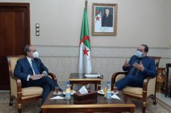 وزير البريد يستقبل سفير جمهورية إيطاليا بالجزائر