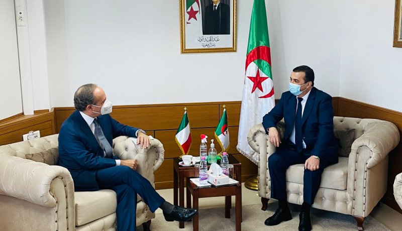 عرقاب يستقبل السفير الإيطالي