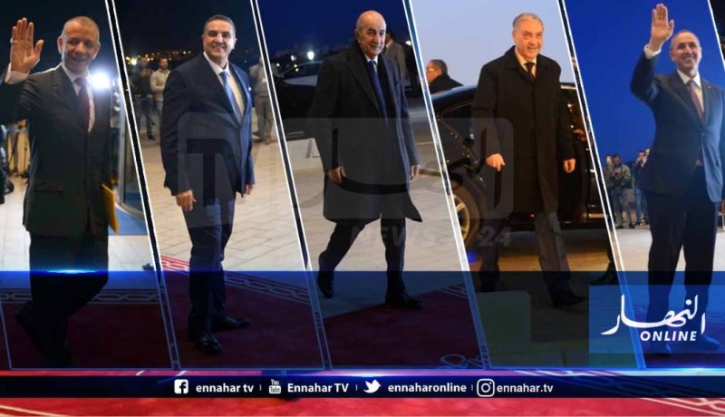 بالصور.. وصول المترشحين الخمسة إلى قصر المؤتمرات
