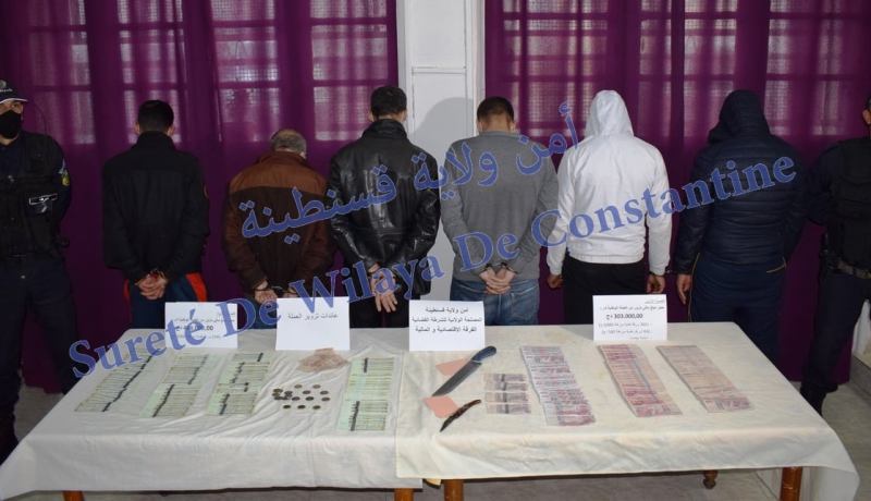 قسنطينة: وضع حد لنشاط شبكتي تزوير عملة