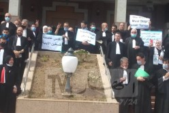 محامو العاصمة ينضمون وقفة احتجاجية مع فلسطين بمجلس قضاء العاصمة