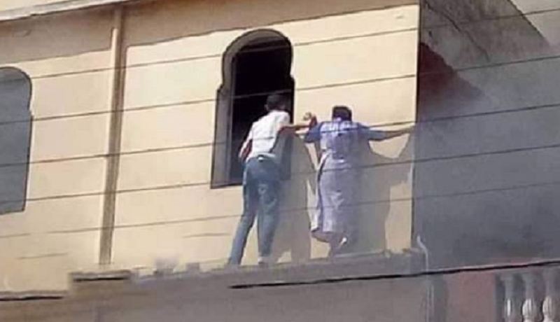 اصابة 4 أشخاص في حريق مهول بوهران