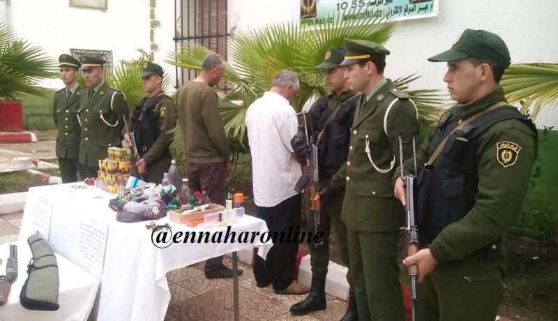 الدرك يفكك ورشة سرية لمعالجة التبغ وصناعة الشمة بوهران