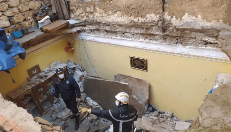 إنقاذ عشرينية بعد إنهيار سقف غرفة لمسكن في وهران