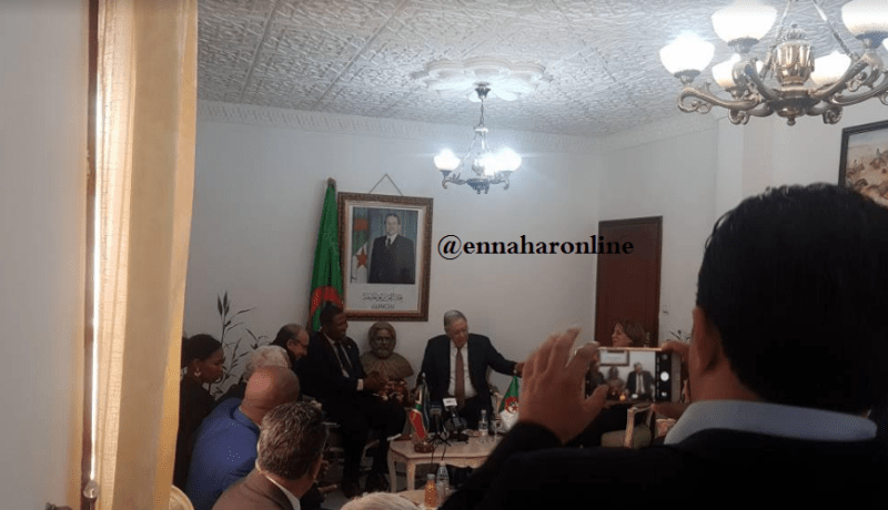 ولد عباس يستقبل حفيد الزعيم الراحل نيلسون مانديلا