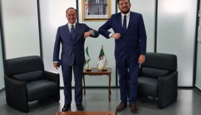 ياسين وليد يبحث مع السفير الإيطالي سبل تعزيز التعاون في مجال دعم الشركات الناشئة