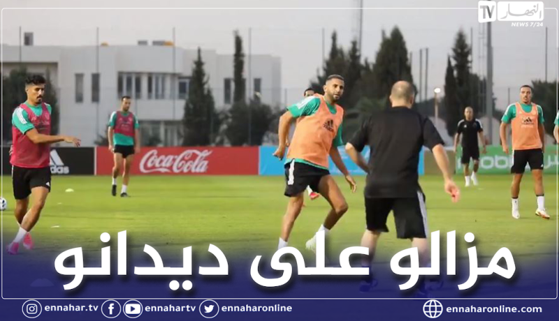 بالفيديو.. بلماضي يشارك لاعبيه التدريبات ويظهر فنيات عالية