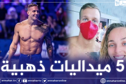 السباح الأمريكي ديرسل يحصد 5 ميداليات ذهبية في أولمبياد طوكيو