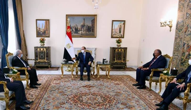 الرئيس المصري يبحث مع لعمامرة آخر تطورات ملف سد النهضة