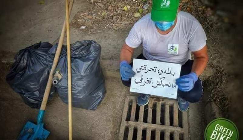 “بلادي تحرقتي منخليكش تغرقي”.. حملة لتطهير البالوعات من أجل شتاء دون فيضانات