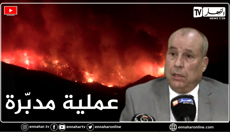 النائب العام بتيزي وزو: النيران المندلعة بالولاية هي بفعل فاعل وهي عملية مدبّرة مسبقا