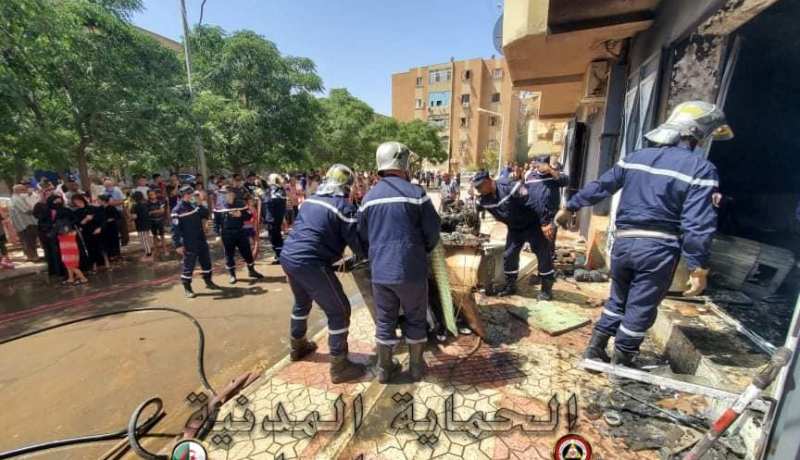 سيدي بلعباس: 3 ضحايا إثر إحتراق محل لتصليح أجهزة التبريد والتسخين
