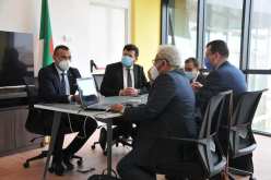 ياسين وليد يستقبل مستشار رئيس الجمهورية المكلف بالإقتصاد