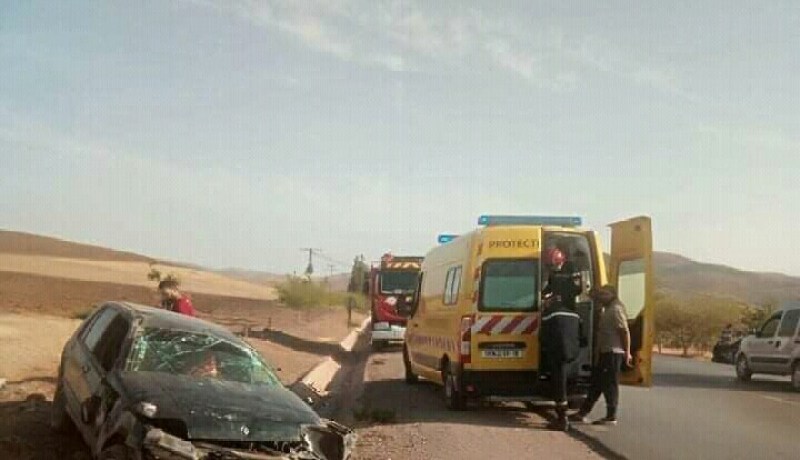 الشلف: جريحان في إنحراف سيارة بحي سي يوسف بسنجاس
