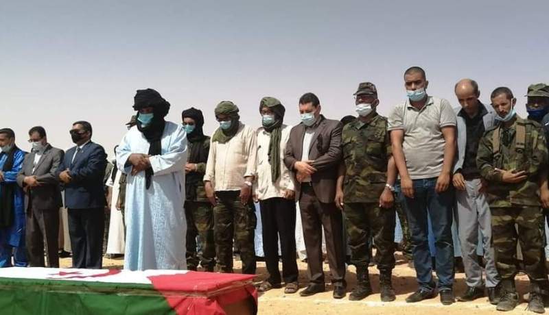 تشييع وزير الأمن والتوثيق الصحراوي إلى مثواه الأخير