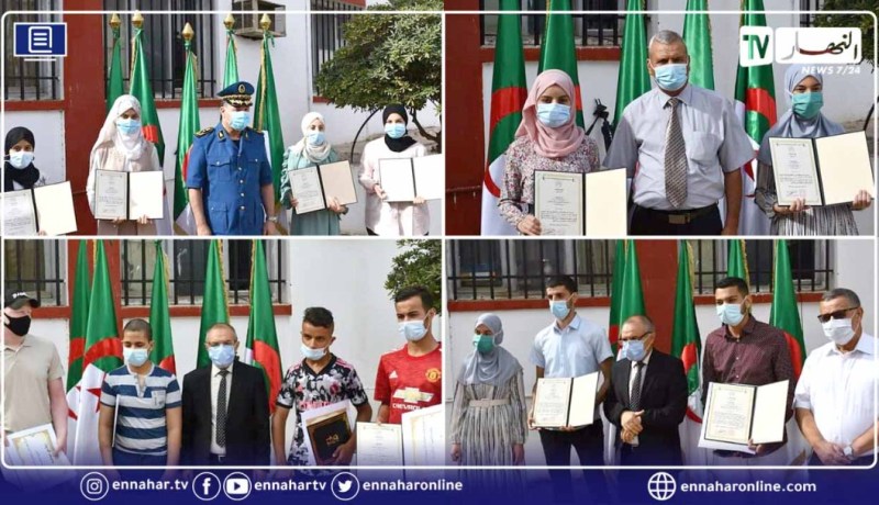 الشلف: الوالي يكرم التلاميذ المتفوقين في شهادتي البكالوريا والبيام